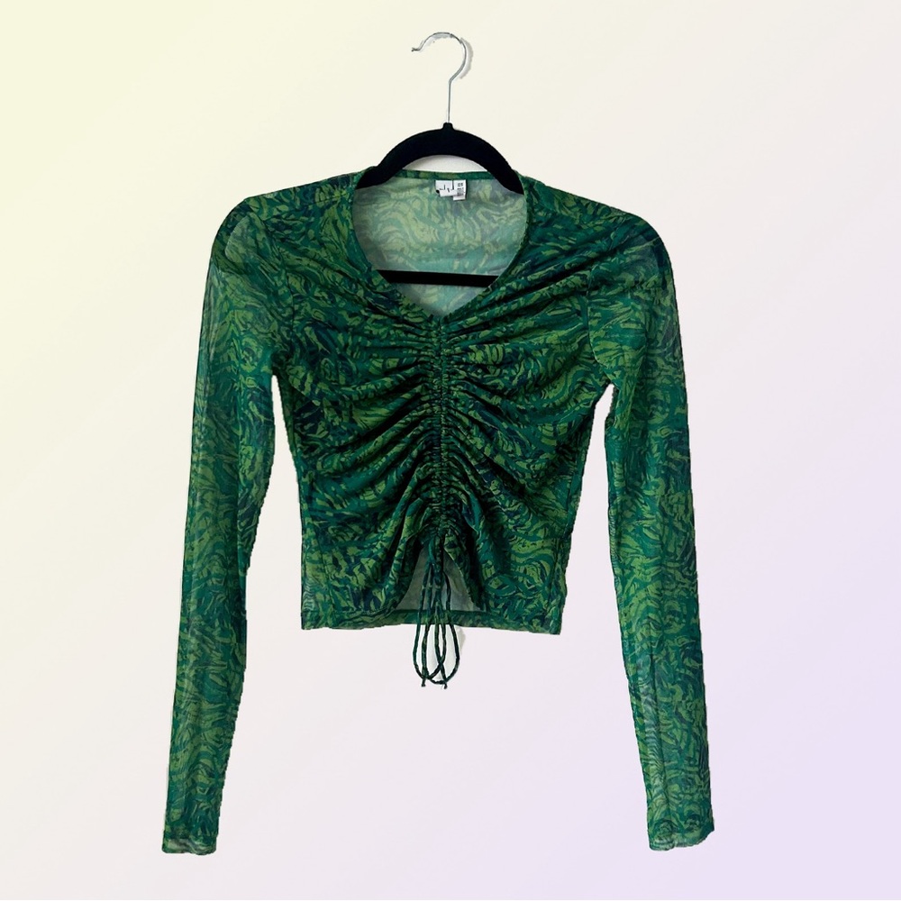 & Other Stories Fitted Drawstring Top